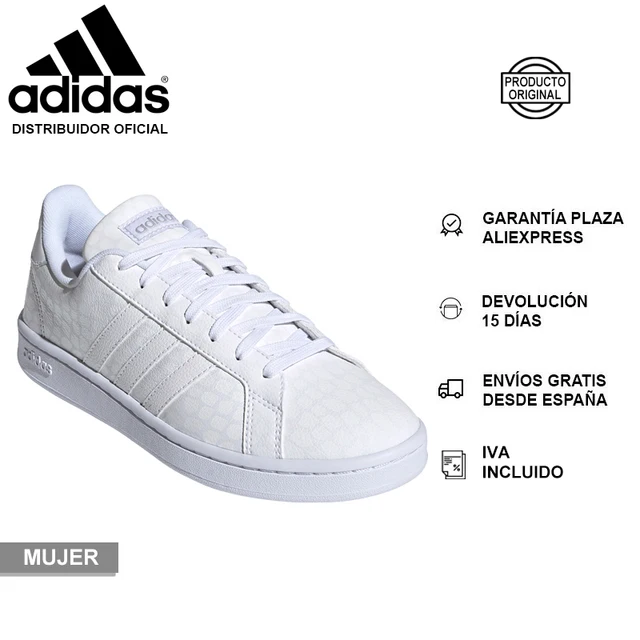 Adidas Grand Court, Zapatillas mujer, Deportivas mujer, Cordones, Amortiguación, Cloudfoam Comfort, Suela goma NUEVO de correr| - AliExpress