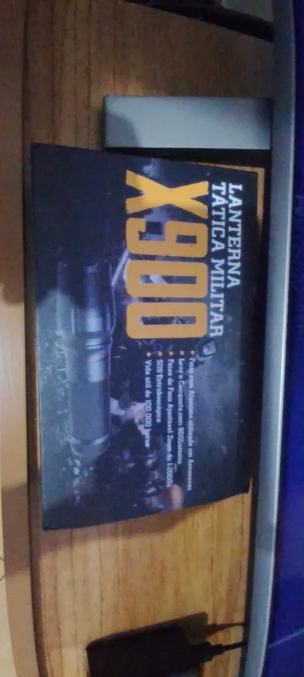 Lanterna Tática Militar X900 Profissional com Zoom Sinalizador Recarregável Luz Camping photo review