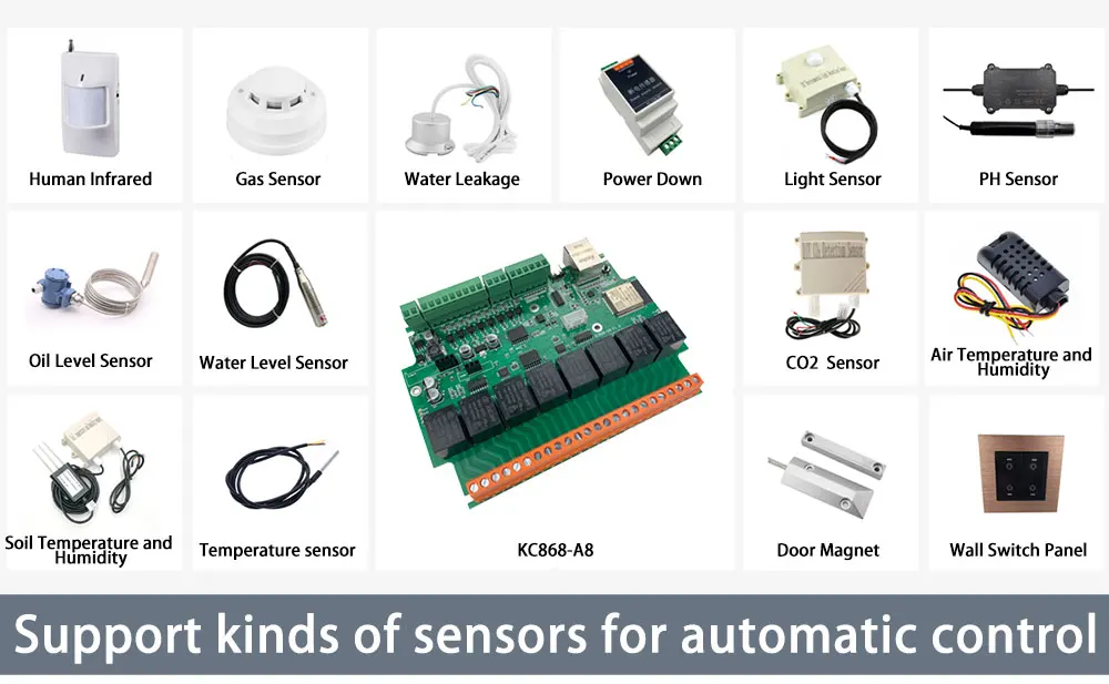 KC868-A8 ethernet relais esp32 entwicklungs board wifi schalter esphome home assistent tasmota diy – Detail 25
