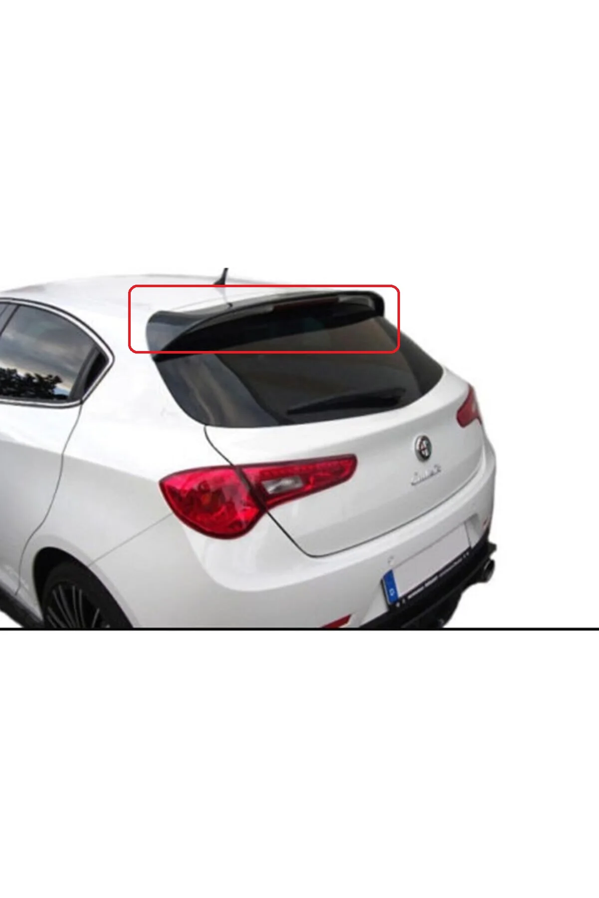 Spoiler Per Alfa Romeo Giulietta --- Materiale In Fibra Di Vetro Spoiler Sul Tetto Posteriore Ala Tronco Labbro Accessori Per Lo Styling Dell'Auto Kit