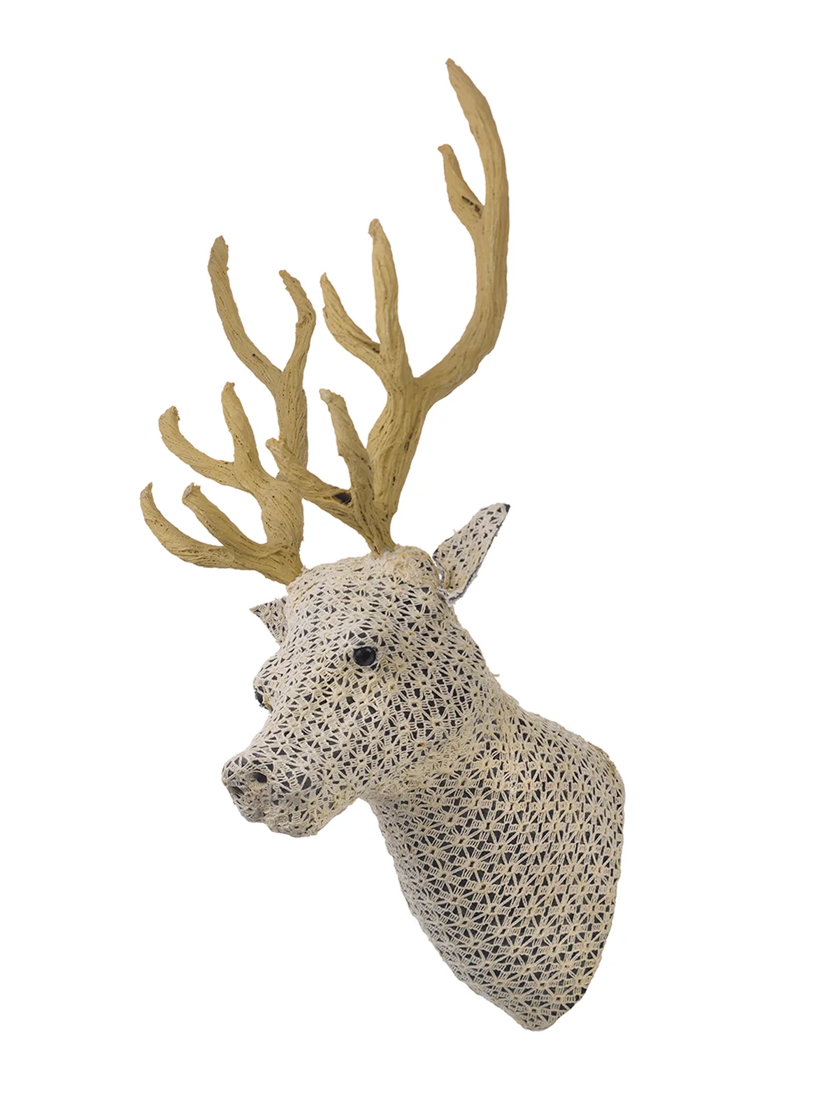 

Stylish Decorative Handmade Stag Lace Wall Decoration