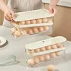 Refrigerator Egg Storage Box Automatic Scrolling Egg Rack Kitchen Egg Organizer Dedicated Egg Carton Rolli Egg Dispenser 1