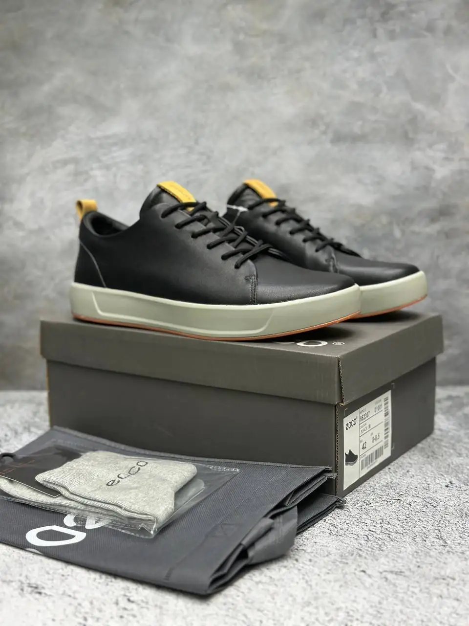 Kedou men's Ecco shoes made of natural leather men's leather shoes