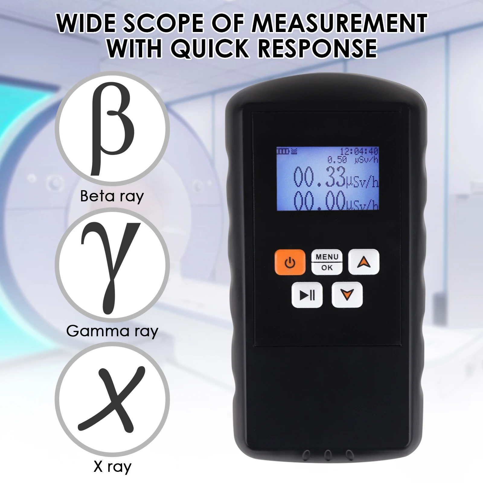 

Устройство Geiger для измерения уровня кислорода, гамма, жесткий бета и рентген для медицинских, промышленных целей и т. Д.