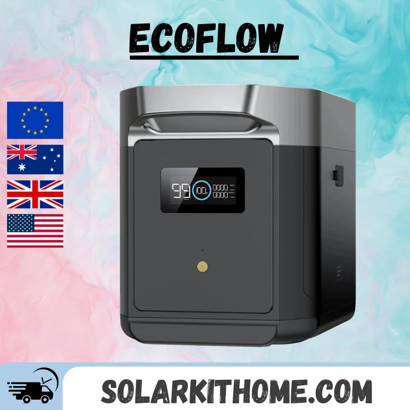 Ecoflow Delta 2 Max Batteria Extra 2048Wh Batteria Lifepo4