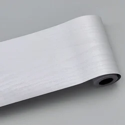 Imitation Wood Grain Decorative Sticker for Walls and Floors - 5m Length (White Wood)