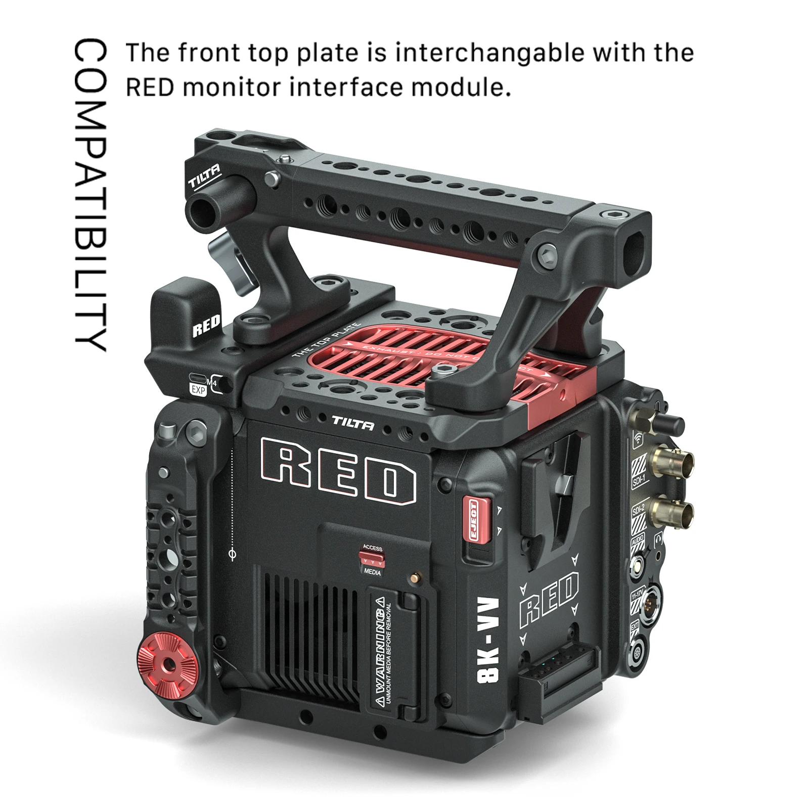 TILTA RED V-RAPTOR Cage Top Handle Extension for RED V-RAPTOR