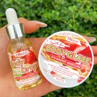 Combinaison de glaçage pour le corps et d'huile pour le corps, diverses saveurs, Lotion pour le corps hydratante et hydratante Non grasse, Massage 1