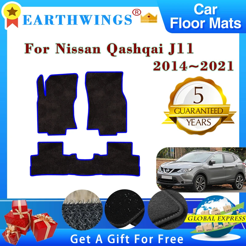 Car Floor Mats For Nissan Qashqai J11 2018 20142021 Rogue Sport
