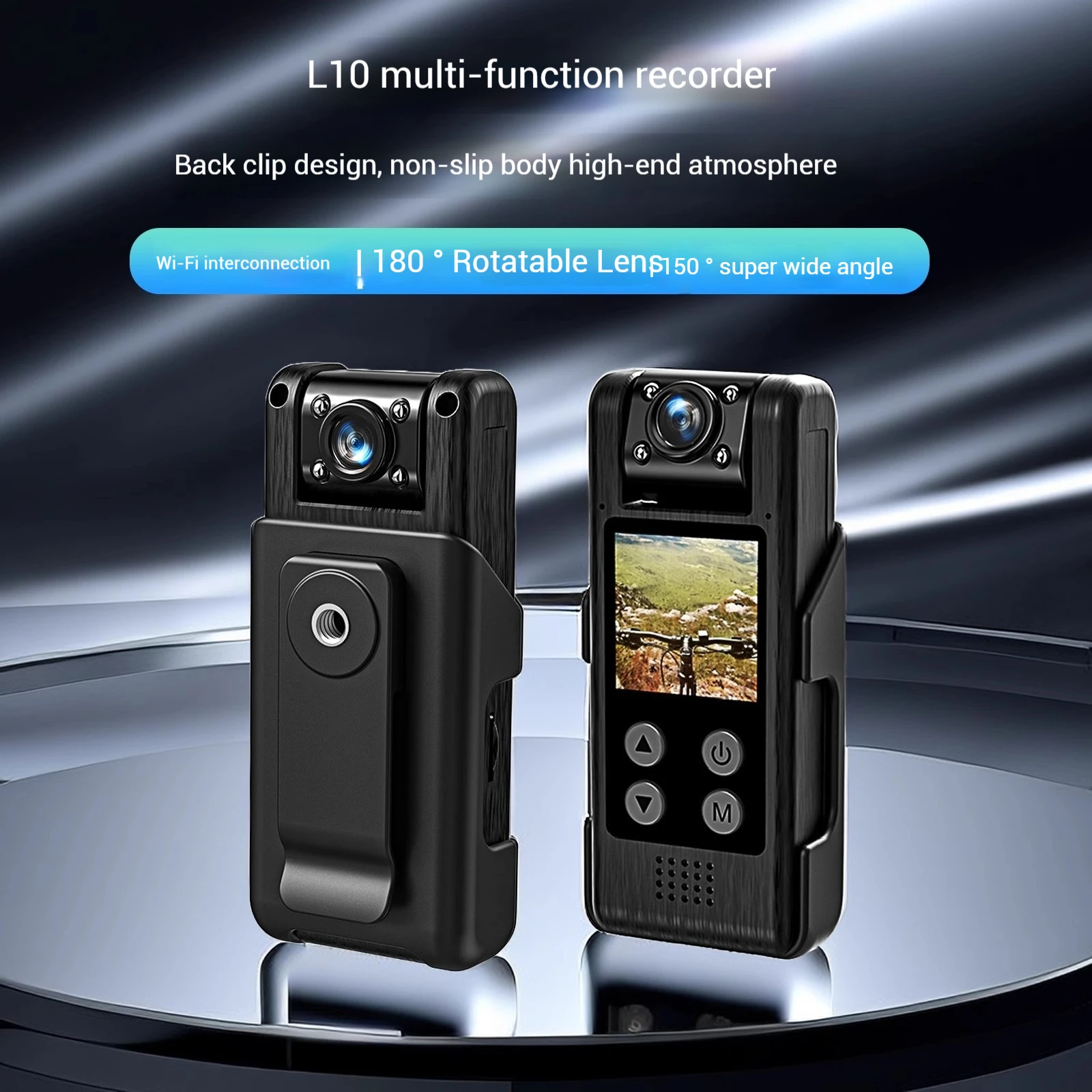 New Wifi 4K Mini Video Camera Handheld Back Clip Sport Fishing Camera Motorcycle Riding Recorder 4K Ultra HD Thumb Sports