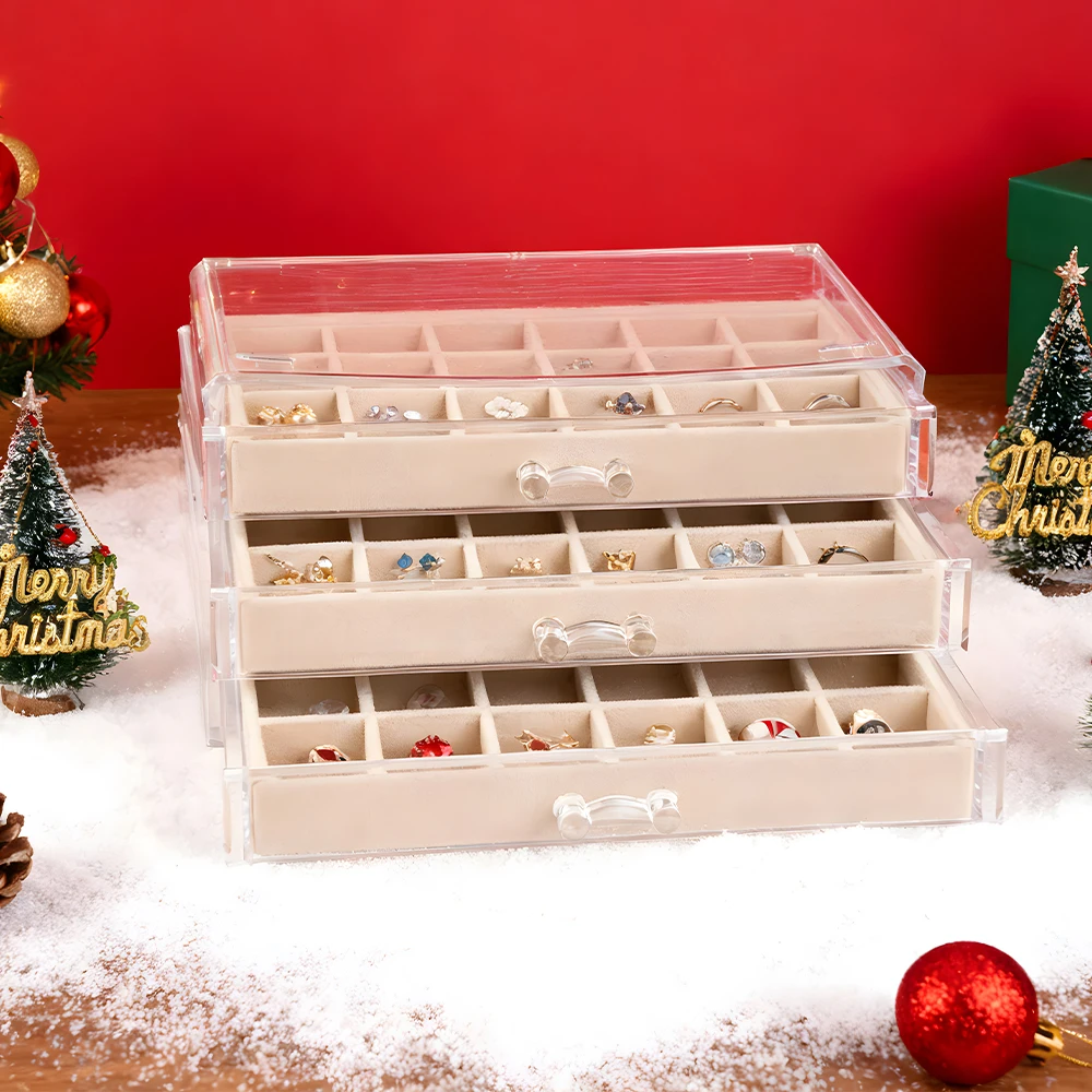 Voltsify 2pcs Jewelry Storage Boxes Elegant Jewelry Packaging & Display for Accessories