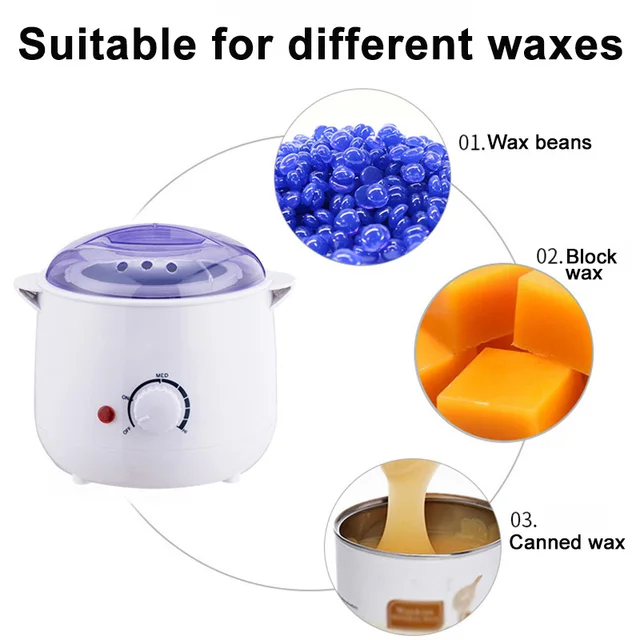 1mor Ranrose Wax Warmer Kit For Hair Removal, Melting Wax Pot Kit Machine  Electric Hot Wax Warmer Heater Depilatory Portable Wax Machine For Women  Hom