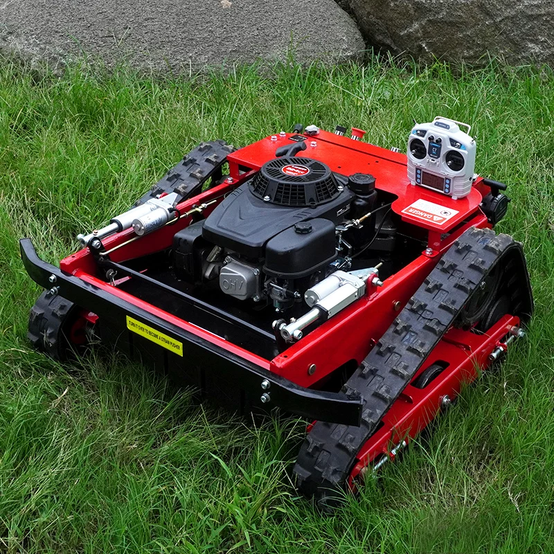 CustomizedGarden Home TZ550L Use 9HP Automatic Mini Gasoline Grass Cutter Remote Control Slope Lawn Mower With Competitive Price 4