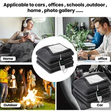  Electric Blanket Thickened Double Sided Fast Heating Flannel Blankets Temperature Adjustable Timer Control Winter Body Warmer 