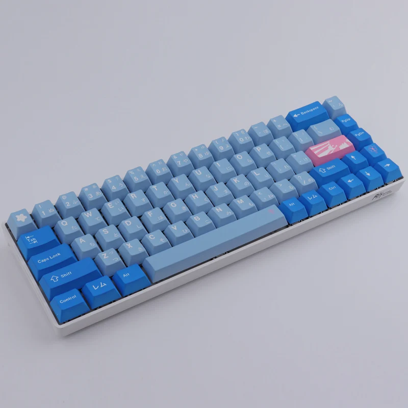 pbt tintura sublimação teclado mecânico para mx switch com 1.25u 2u shift