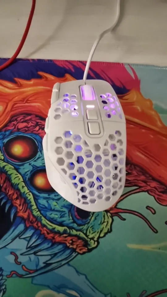 SOLAKAKA SM809 Wired RGB Gaming Mouse 22800 DPI MMO photo review