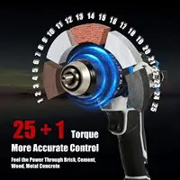 Perceuse à percussion sans fil, tournevis électrique, perceuse à percussion électrique, mini perceuse à main sans fil, outils électriques pour batterie Makita 18V 3