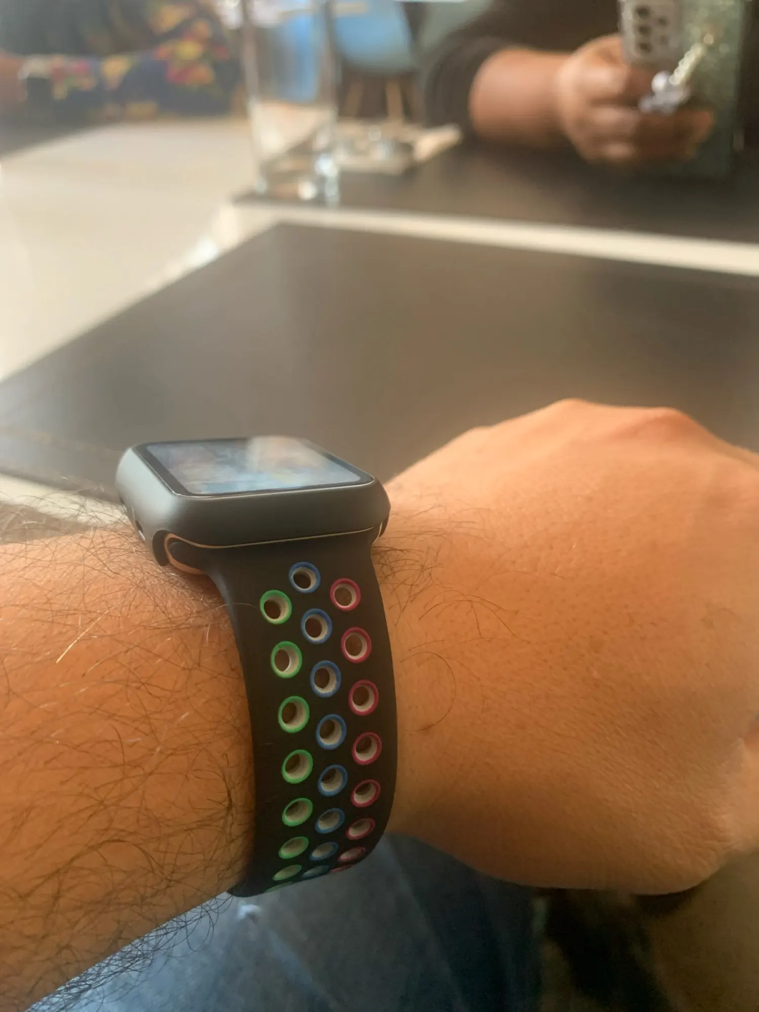 Correa para Apple Watch Band 46mm 44mm 49mm 45mm 40mm 41mm 38 42mm correa pulsera transpirable iwatch serie 10 8 SE 7 6 5 9 Ultra photo review