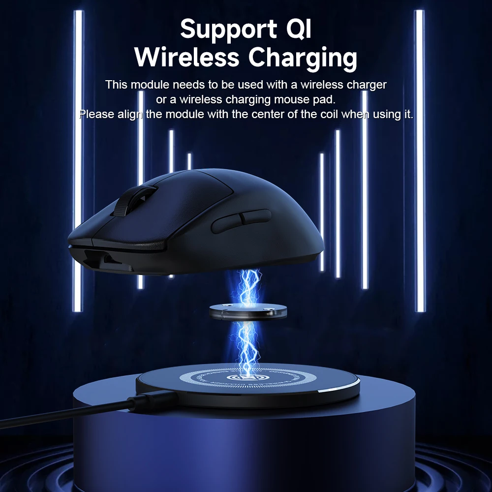 Carregamento sem Fio qi Módulo Base Acessórios Mouse Loggi G502 G703 G903 g Pro x Gpw - Imagem 6