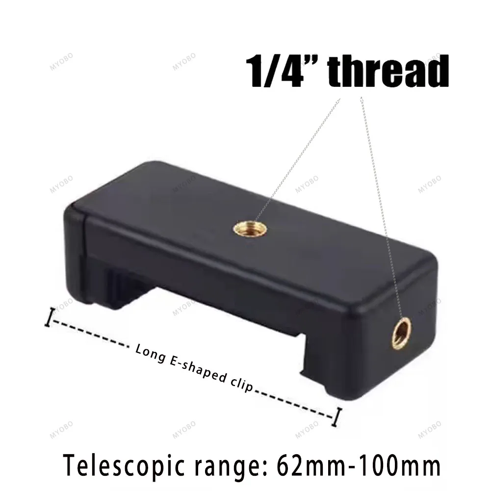 Flashlight Bracket Video Light Hot Shoe 1/4 Tripod Mount Adapter For Smart Phone DSLR DV Cameras