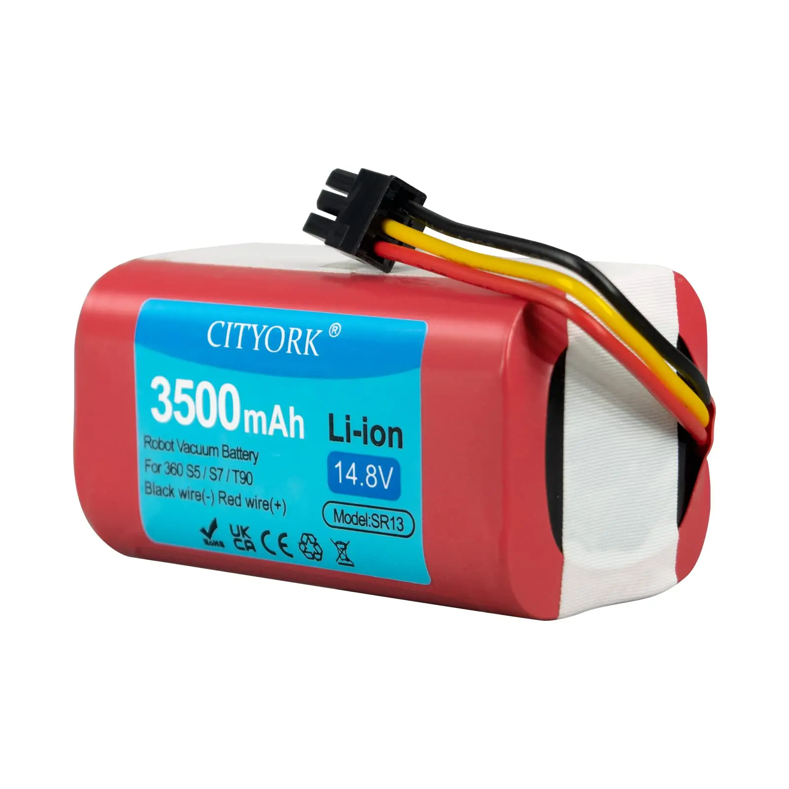14,8 v 3500mah Roboter Staubsauger Akku für Qihoo s5 s7 s7pro t90 x9 Roboter Staubsauger Ersatz batterien – Detail 8
