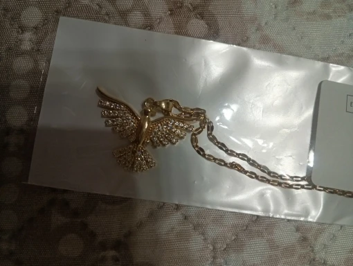 18K Gold Phoenix Pendant Necklace | Vintage Symbol of Grace photo review