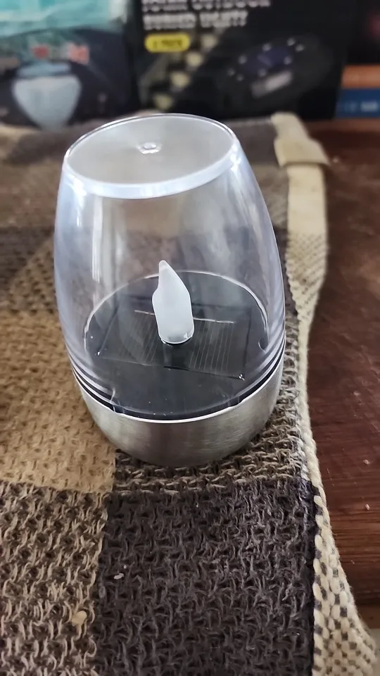 LED Solar Candles Night Light - Waterproof and Rechargeable photo review