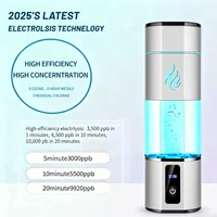 Meilleures ventes 2026, Bouteille d'eau hydrogénée 8000ppb, Type multifonctionnel 3-en-1, Valve de décompression supérieure, Tasse à boire portable 2