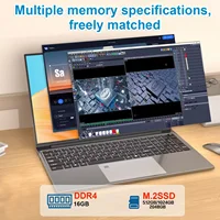 Ordinateur portable Windows 11 Pro 15,6 pouces, écran HD, Intel Core i7-6500U, 16 Go de RAM, SSD 1 To/2 To 2