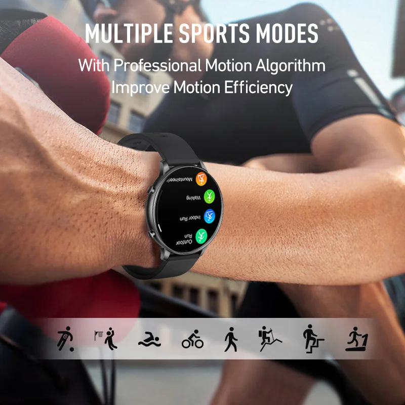 Aolon GTR Smart Watch 1.39Inch HD Bluetooth Call Sport Fitness Tracker Calorie Calculation Waterproof Smartwatch For Men Women 5