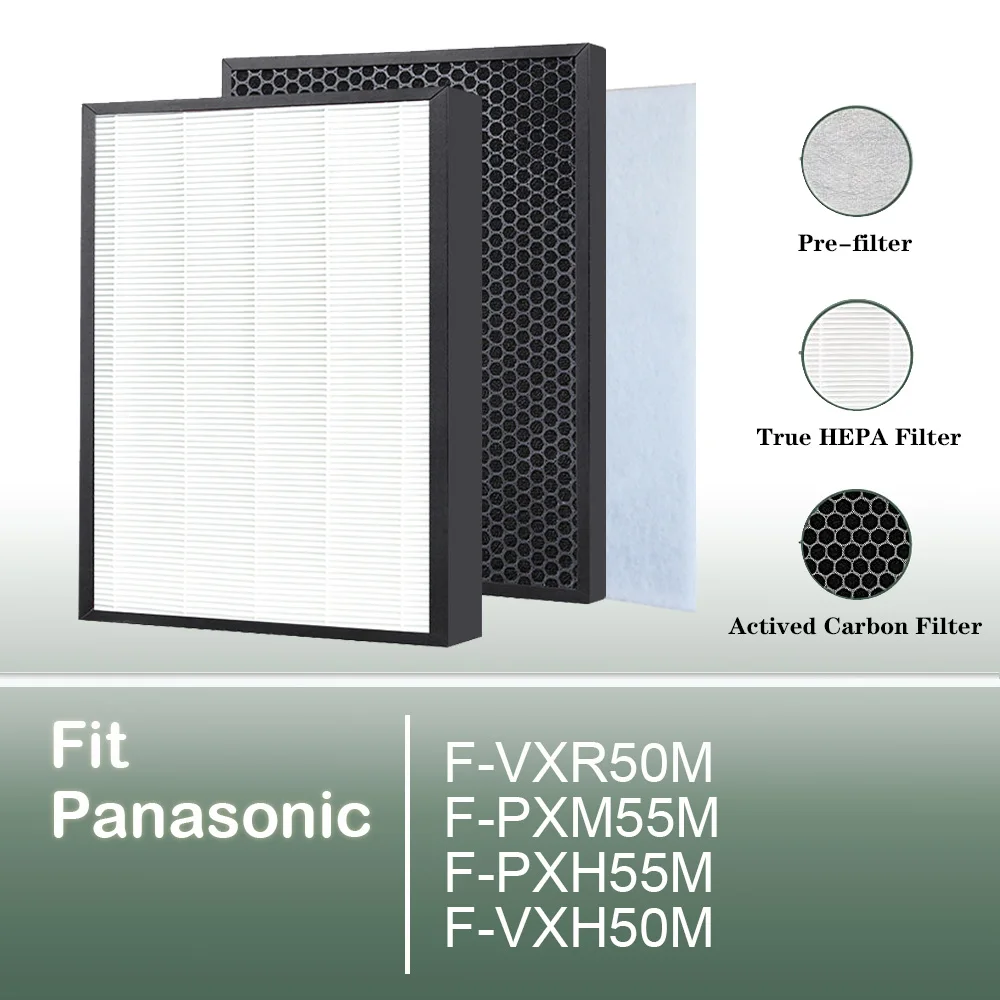 Replacement True HEPA filter and Carbon filter for Panasonic Air