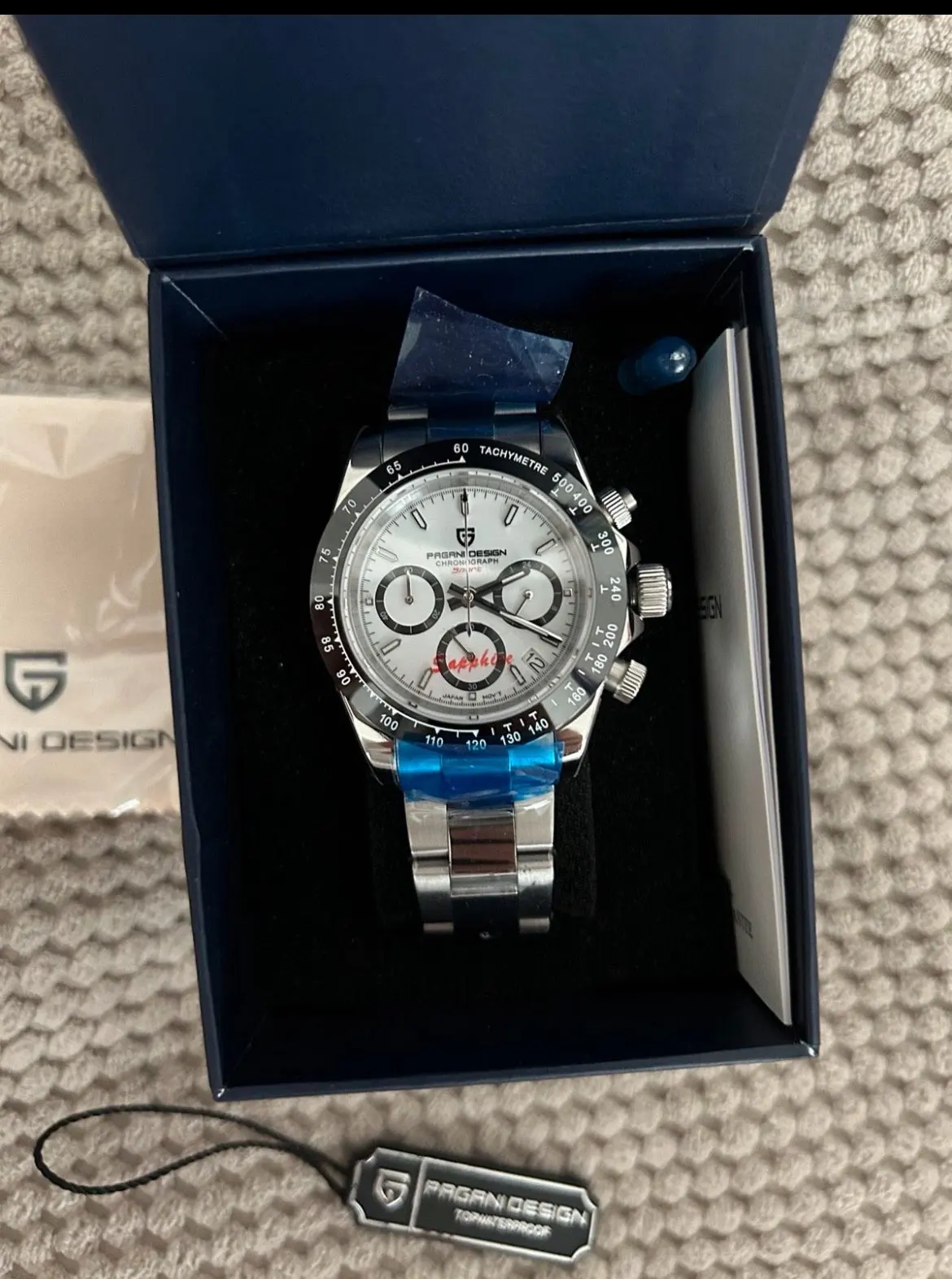 40mm New V2 PAGANI DESIGN Men's Quartz Watches Sapphire Retro Chronograph photo review