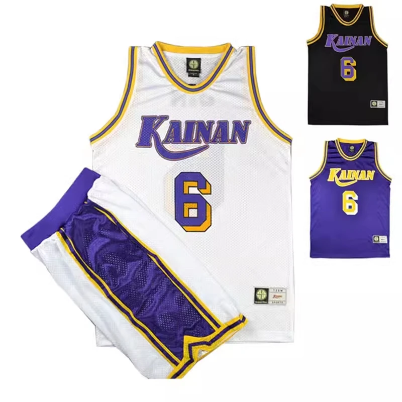 

Anime Shohoku School Basketball Team Jersey Slam Dunk Anime Cosplay Costume Shinichi Maki Jersey Tops Shirt Sports Wear Uniform