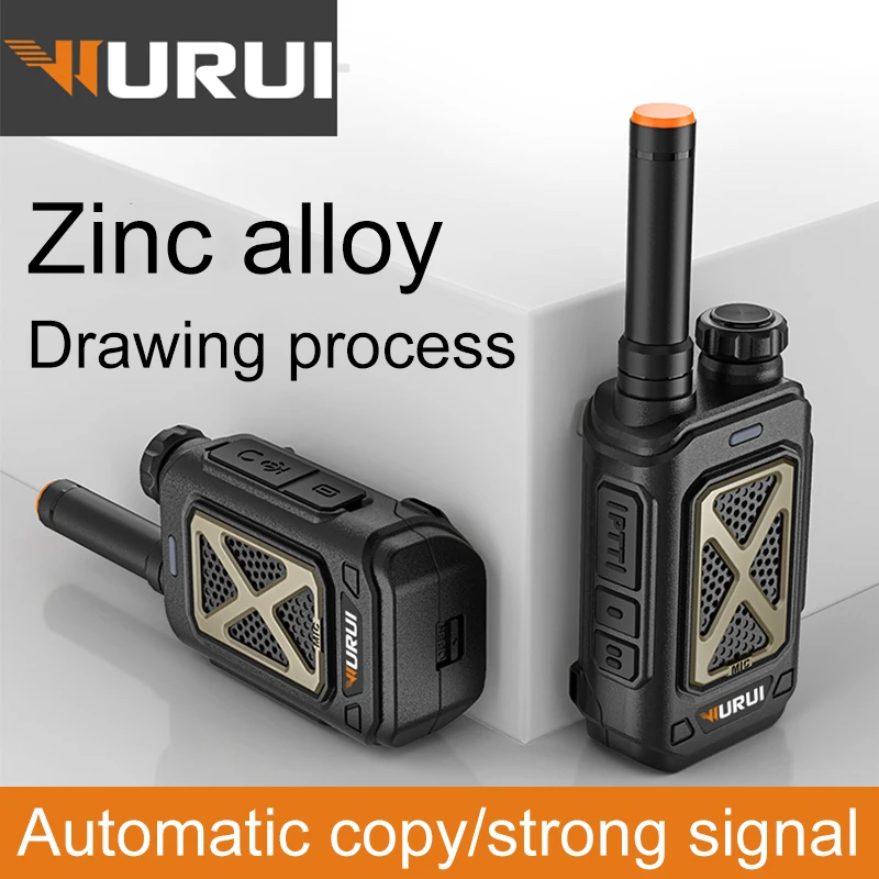 Wurui Walkie Talkie Walkie Mini Radio Commutatore Ham Radio Bidirezionale Professionale Amatoriale Uhf Ptt Portatile Pmr446