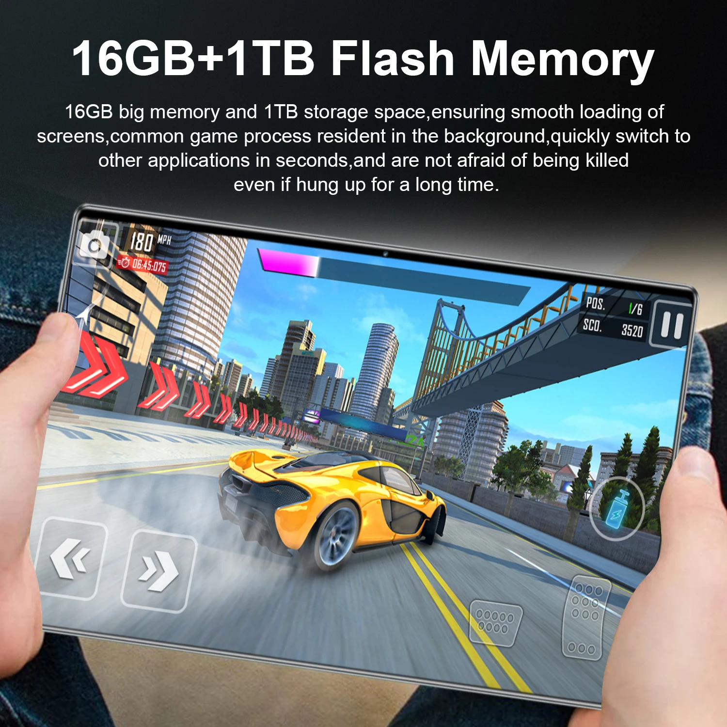 Android 13.0 20000mAh 16GB RAM 1TB ROM 5G Pad 10.36 inch Tablet Android Wifi 14 Core Tablets PC Network Global GPS