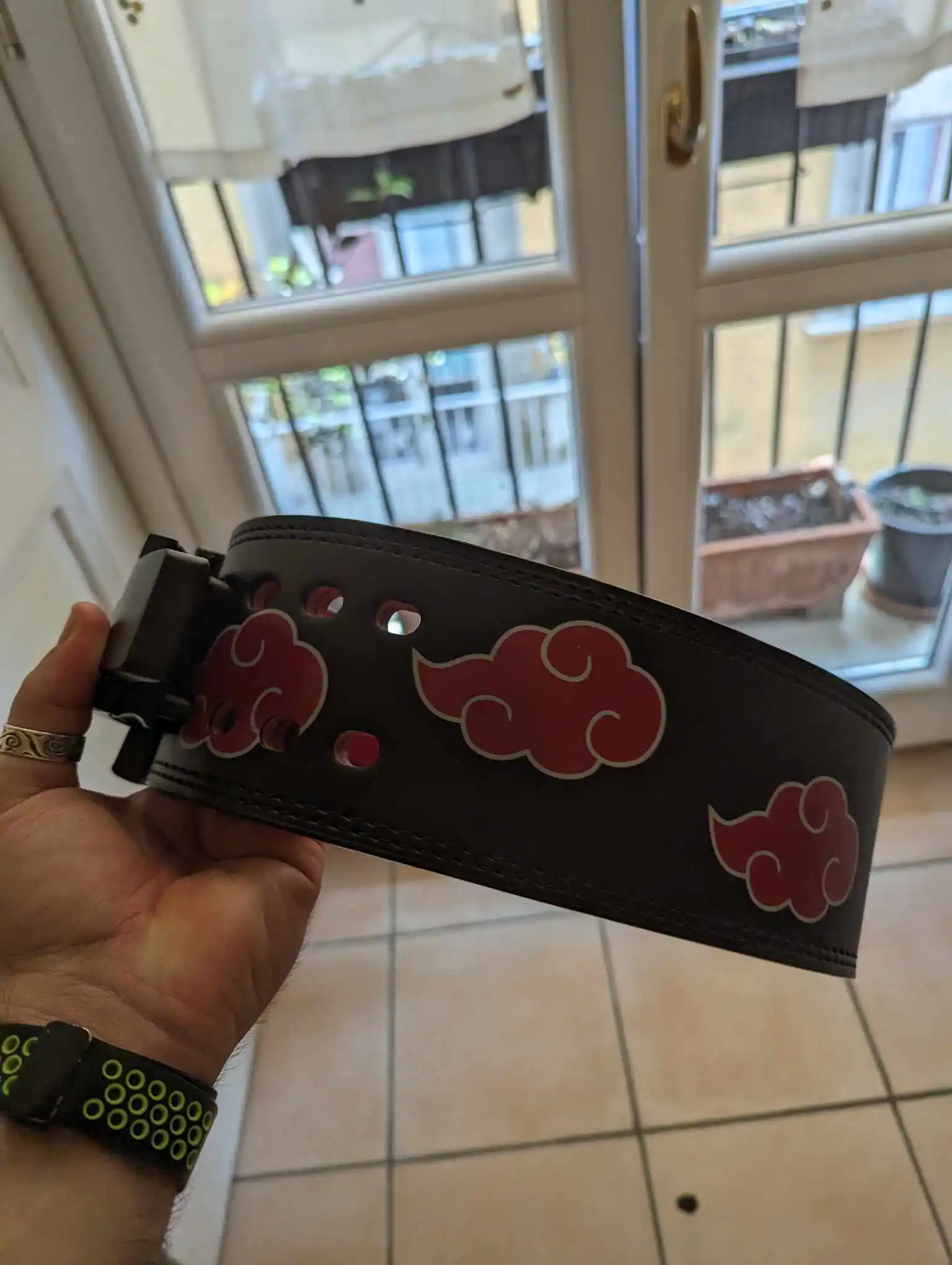 Powerlifting Belt with Lever Clasp: Heavy-Duty Weightlifting Gear for Maximum Support