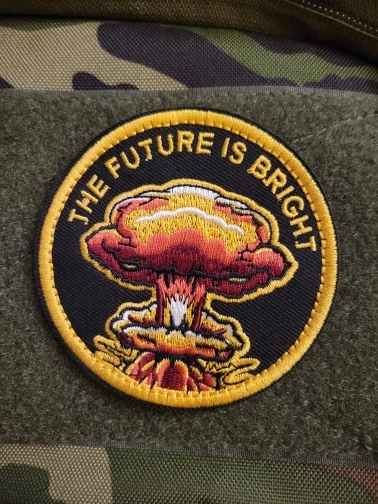 The future is bright patch photo review