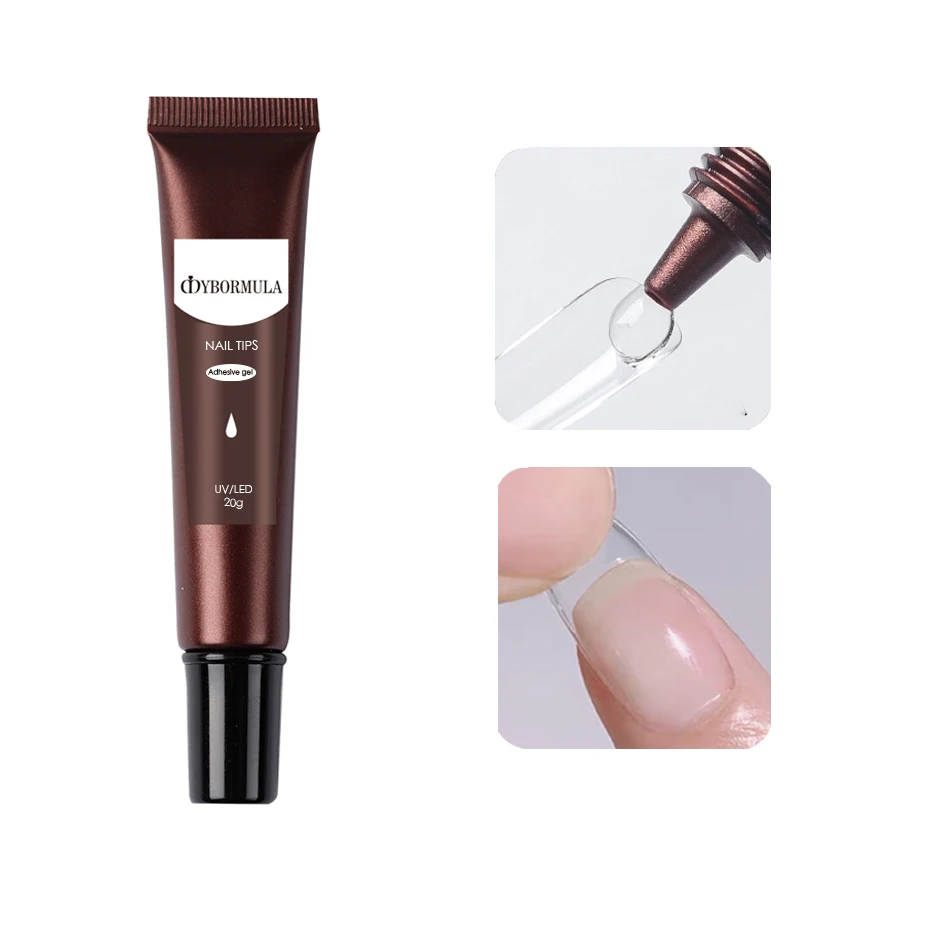 

1 bottle 20ml New Tec Nail Tips Glue Gel Transparent Nail Gel Soak Off UV LED Nail Art Gel Varnish Function Gel for Extension