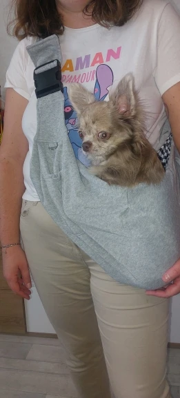 Pet Comfortable Dog Sling Bag | Small Dog Carrier for Travel photo review