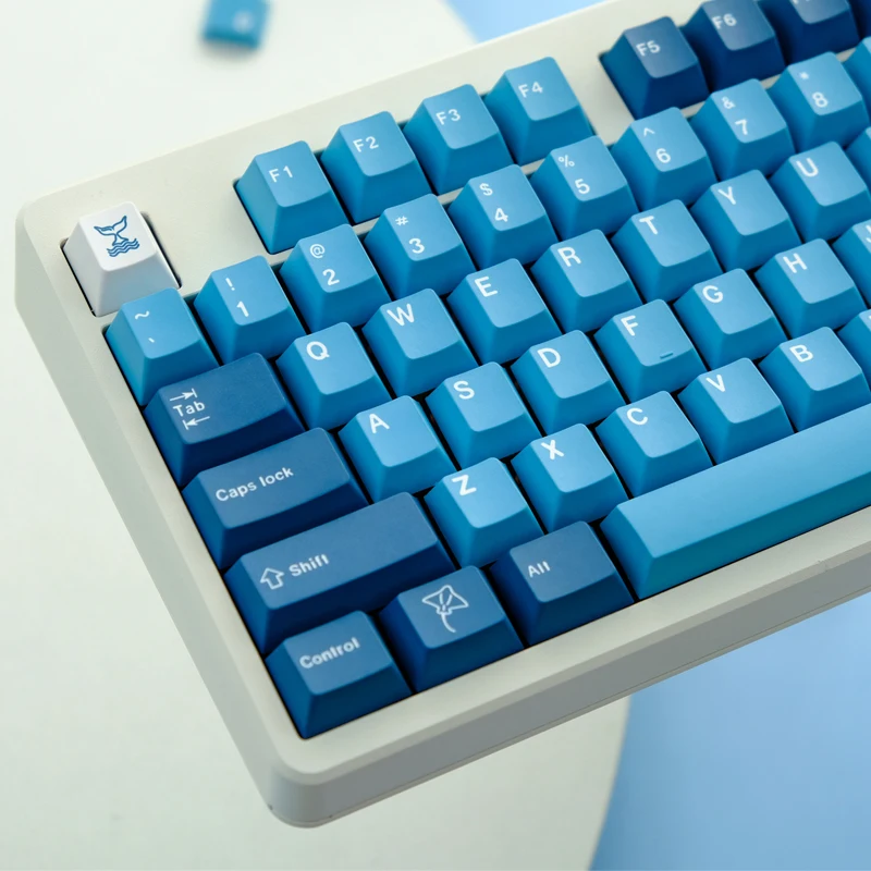 Chaves Gmk Manta Keycaps Cereja Perfil Pbt Tintura Sublimação Teclado Mecânico para mx Switch com 1.75u 2u Shift 129 - Imagem 6