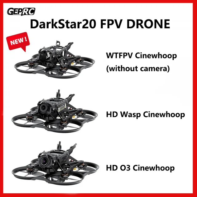 GEPRC DarkStar20 WTFPV Cinewhoop Quadcopter A Perfect Solution for Cinematic FPV