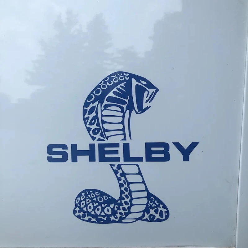 Shelby Cobra Decalcomanie In Vinile Car Windows Paraurti Decor Adesivi Accessori Per Ford Mustang Shellby Car Styling Parts