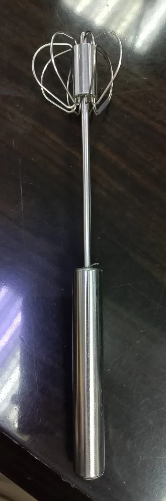 Stainless Steel Rotary Whisk Semi-Automatic Mixer Manual Whisk Household Cream Eggs Baking Gadgets photo review