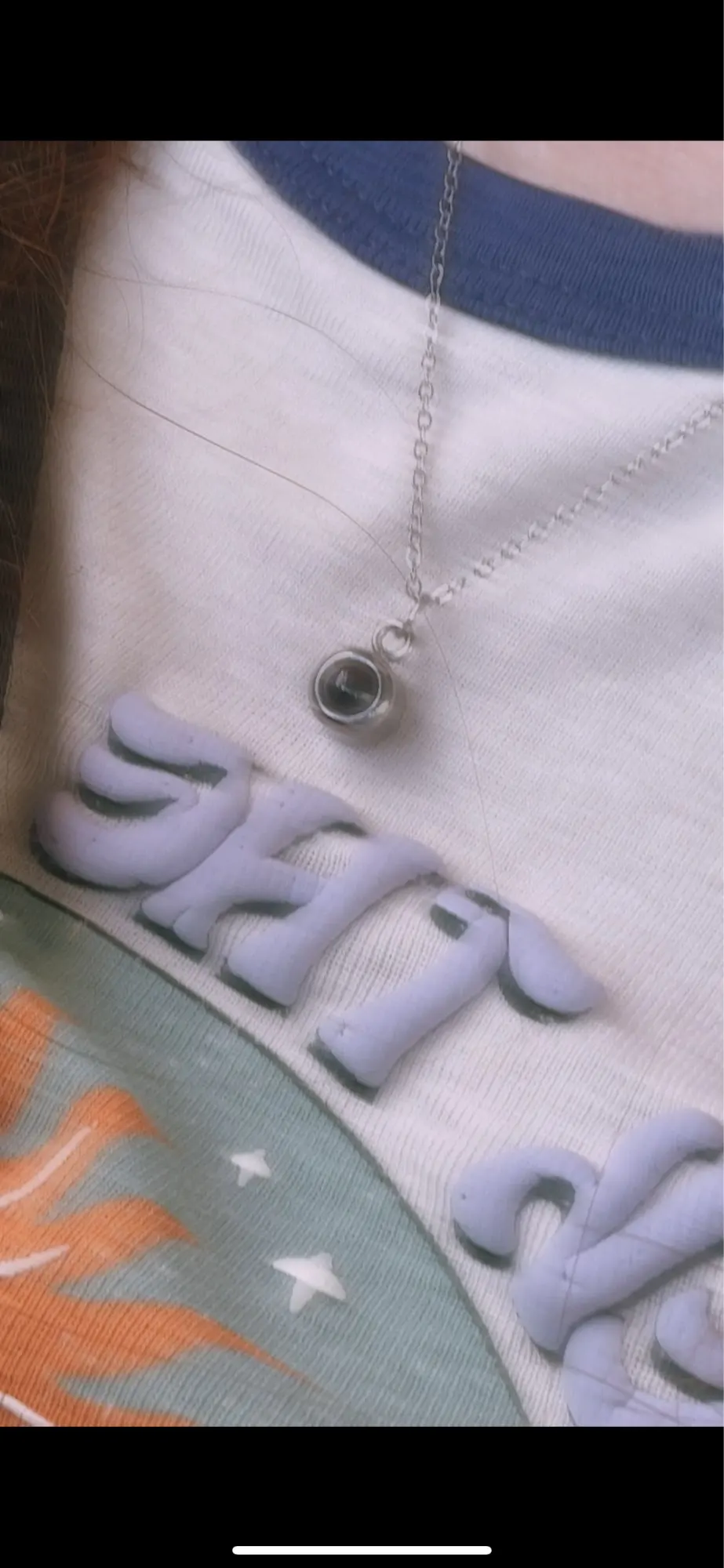 Personalized Heart Photo Necklace For Lover photo review