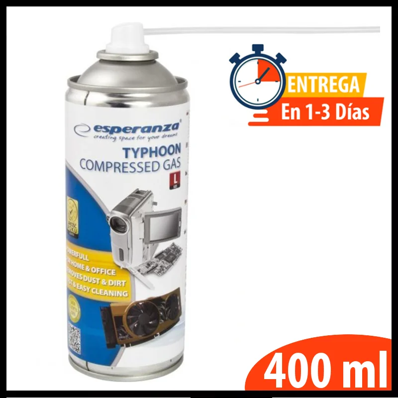 Aire Comprimido Gtc Aerosol 400 Ml Para Limpiar Pc Celular