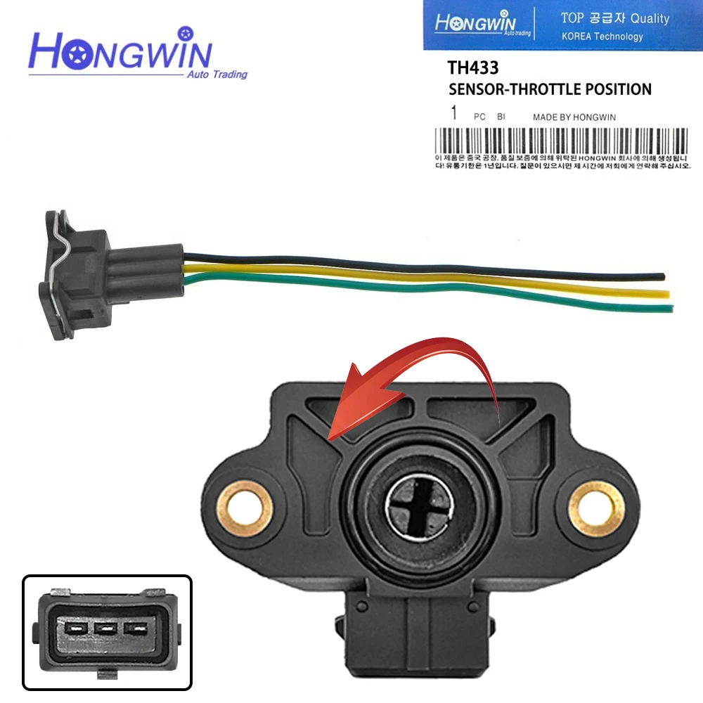 TH433 037907385Q TPS Throttle Position Sensor For VW Volkswagen PASSAT