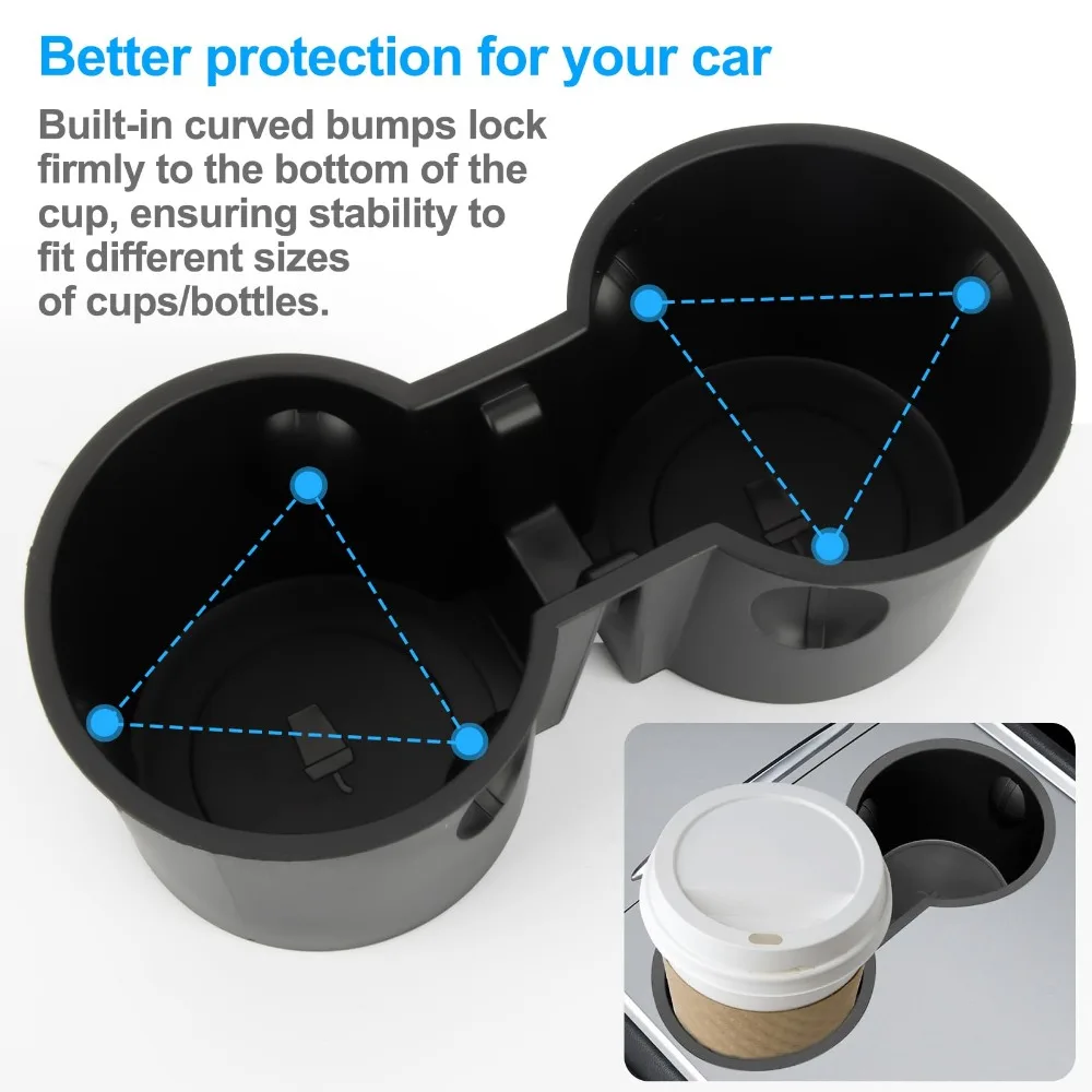 For Tesla Model 3/Y/3 Highland 2024/Y Juniper 2025 Central Control Water Cup Limiter Fixed Drink Holder Car Interior Accessory