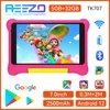 AEEZO 2025 NEW TK707 Kids Tablet 7″ Android 12 Quad Core 5GB+32GB WiFi 5000MAH Battery Dual Camera Children's Gift Kid Software