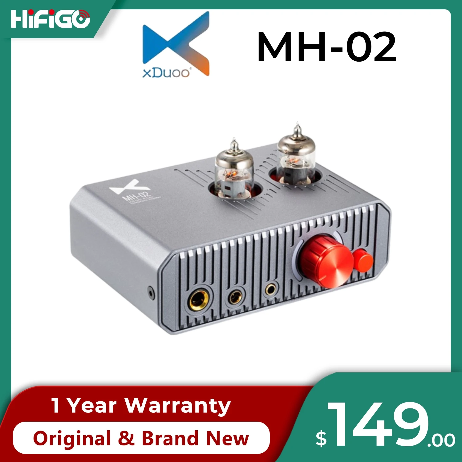 XDUOO MH-02 USB DAC Tube Headphone Amplifier