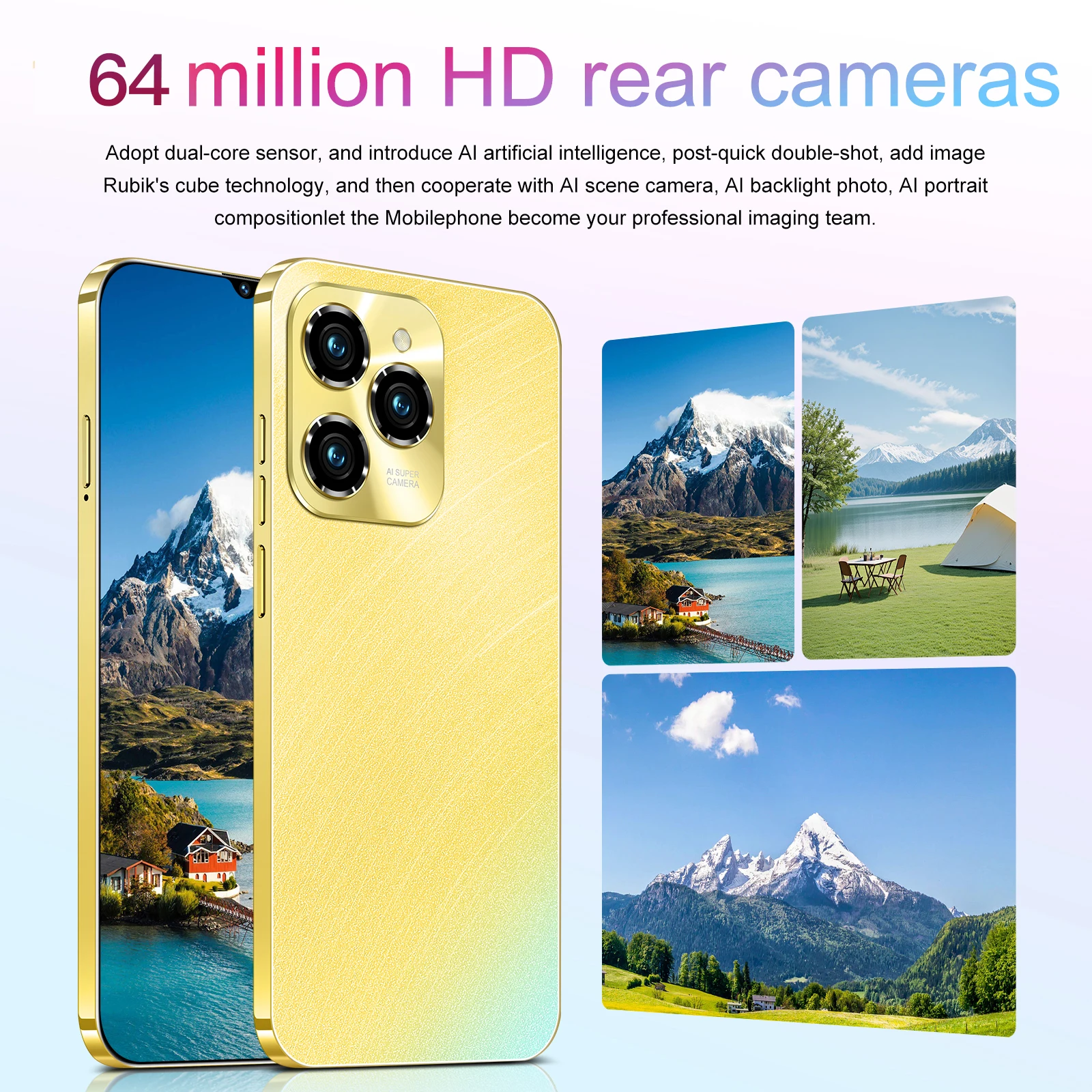 Cell Phone 40 Pro Mobile Phones Global Version Android 256GB WIFI Smart Phone 5300mah